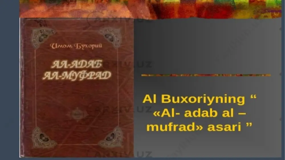 imom al-buxoriy buyuk muxaddis alloma - Page 4