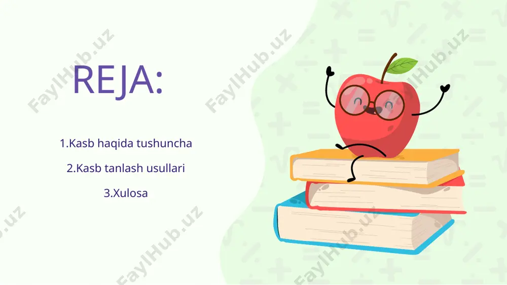 avrda o’zi tanlagan kasbkorlikka nisbatan ikkilanishlar, umidsizliklarning kelib chiqishiga olib keladi. shuning uchun ham yoshlarni kasb tanlashda pedagog va ota – onalardan ularning qobiliyatlari, layoqatiga qarab, ya’ni individual xususiyatlaridan kelib chiqib kasbga yo’naltira olishni talab qiladi. bugungi fan texnika va ijtimoiy taraqqiyot davrida yoshlarni jamiyatni barpo etishda ishtirokini ta’minlash bugungi kun maktabini har qachongidan ham muhim vazifasidir. “ma’lumki, kasbga yonaltirishda har bir shaxsning individual xususiyatlari, qiziqishlarini, shuningdek, jamiyatning qaysidir kasbga nisbatan ehtiyojini ta’minlash zarurligini inobatga olgan holda tanlashni taqozo etadi. kasbga to’g’ri yonaltirish shaxsning hayotida to’ri yo’lni to’ishga imkon beradi. o’quvchilarni mustaqil mehnat faoliyatiga tayyorlash va ularning kasb-hunarni o’zlarining qobiliyatlariga yarasha to’ri tanlashlariga erishish uchun maktab o’qituivchilarining pedagogik mahorati, bilim saviyasi, perseptiv, akademik, kommunikativ kabi qobiliyatlari yuqori bo’lishi, kasblar bilan bog’liq fan to’garaklarining faoliyatini rivojlantirish, maktablarda kasb – hunar to’risidagi ma’ruzalarni tashkillash o’z natijasini beradi, shuningdek, maktablarda “ kasbim faxrim”, “kasbim kelajagim dasturi” kabi mavzularda seminar - trening mashg’ulotlari, suhbatlar …