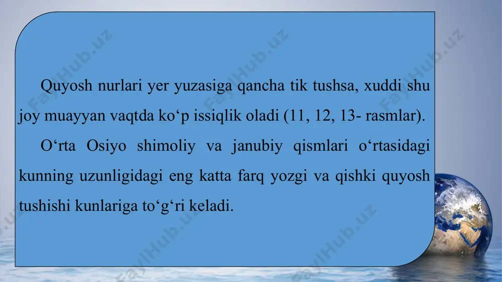 o‘rta osiyo iqlimi. iqlimga ta’sir ko‘rsatuvchi omillar 7-sinf - Page 5