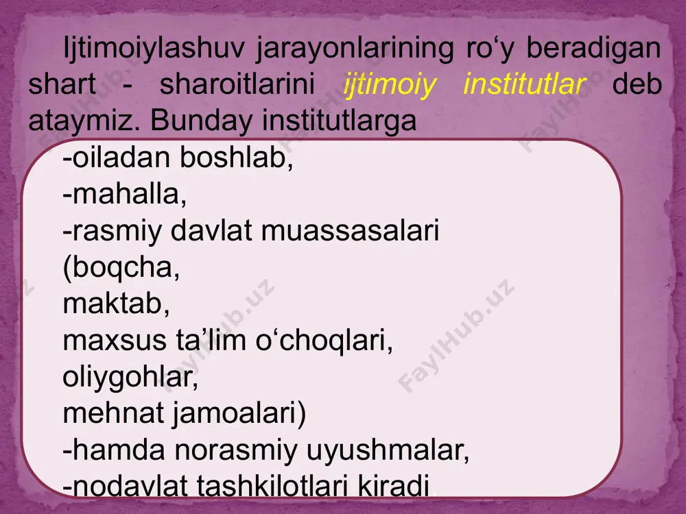 ijtimoiy ta’sirlarning shaxs tomonidan qabul qilinishi - Page 5