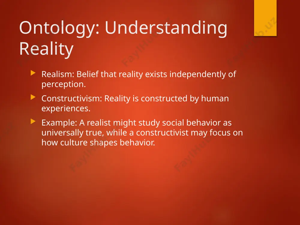 research philosophy and reflection of philosophical laws in research - Page 5