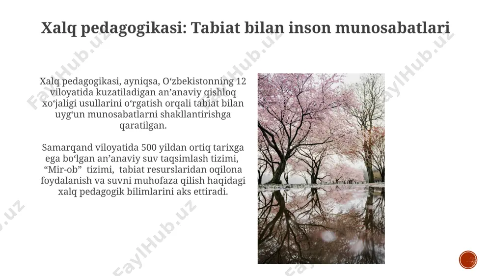 xalq pedagogikasi, tabiat va inson munosabatlari hamda xalq tabobati - Page 3