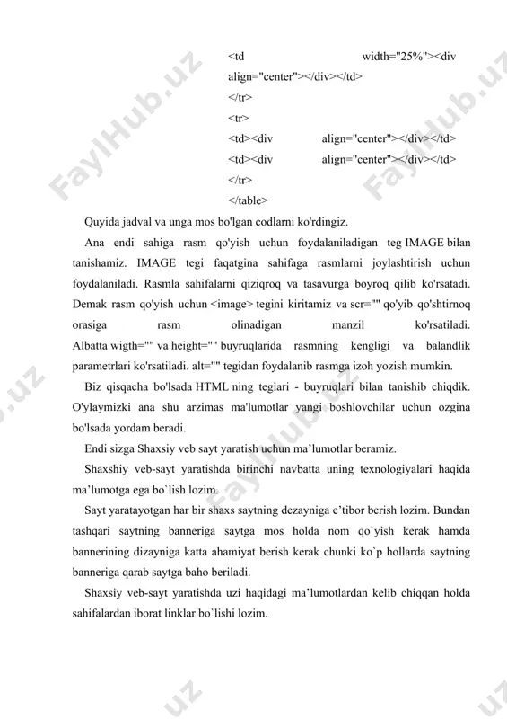 loyiha yaratish yaratish bosqichlari va muhiti - Page 5