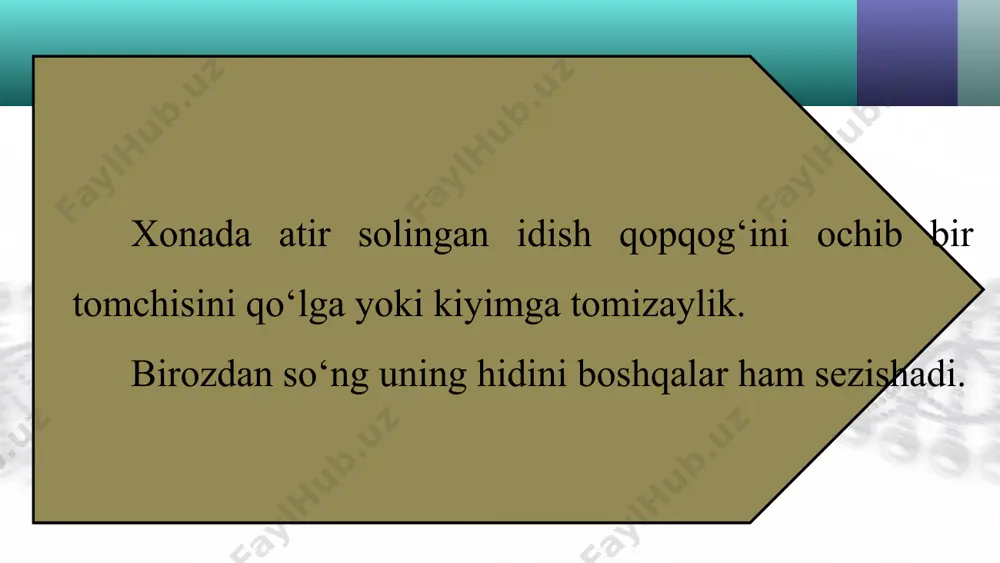 bir nechta turli rangli sharlarni qo‘yib yuboraylik. bolalar ularni turtib o‘ynasin. shunda qizil shar 2 s dan keyin qayerda bo‘lishini ayta olamizmi? albatta yo‘q. chunki sharlar harakati turtkilar tufayli tasodifiy bo‘lib, tartibsiz holda bo‘ladi. shunga o‘xshash, suyuqlik molekulalari barg zarrasi bilan to‘xtovsiz to‘qnashib turishi tufayli harakati tartibsiz bo‘ladi. demak, moddani tashkil etgan molekulalar to‘qnashuvlar tufayli to‘xtovsiz va tartibsiz harakatda bo‘ladi. suyuqlik yoki gazdagi juda kichik zarralarning to‘xtovsiz va tartibsiz harakati fanga broun harakati nomi bilan kirdi. molekulalar to‘xtovsiz va tartibsiz harakatda bo‘lar ekan, nega qattiq jism va suyuqlik alohida molekulalarga ajralib tarqalib ketmay di? bunga sabab shuki, ular orasida o‘zaro tortishish kuchlari mavjud. bu kuchlar ularni bir-biriga bog‘lab ushlab turadi. bu kuchlarning ta’sir doirasi qanday? bir cho‘pni olib sindiraylik. endi ularni bir-biriga tekkizib qanchalik jipslab qo‘ymaylik cho‘p butun bo‘lib qol maydi. chunki cho‘pning singan qismidagi molekulalarni yetarli darajada yaqinlashtirib bo‘lmaydi. demak, molekulalar orasidagi o‘zaro ta’sir kuchi juda yaqin masofada namoyon …