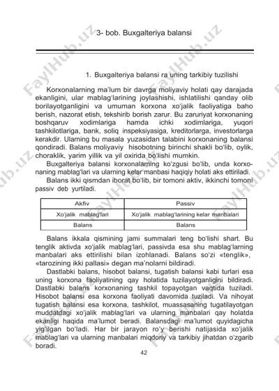 buxgalteriya balansi — DOCX