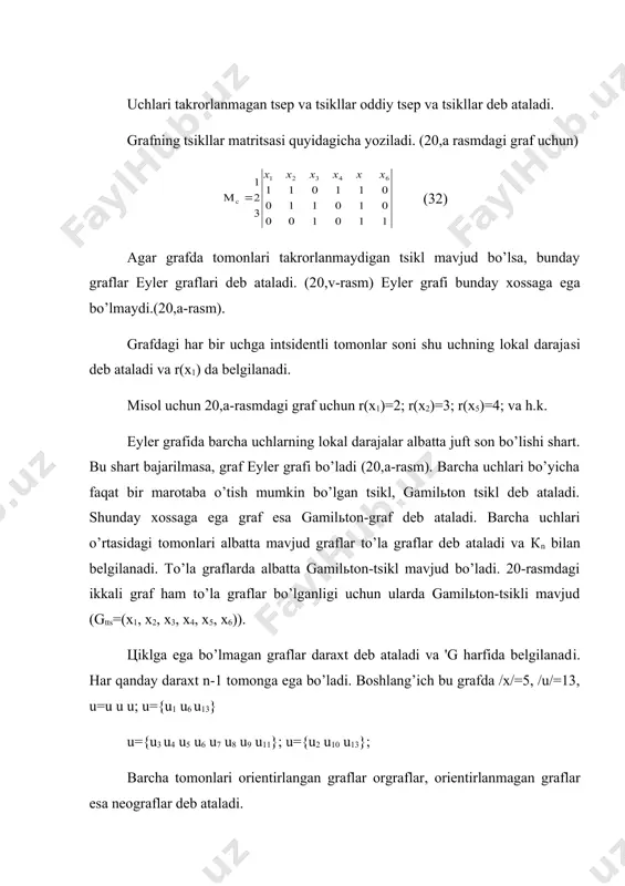 loyihalash jarayonini avtomatlashtirishning graflar nazariyasi asoslari - Page 5