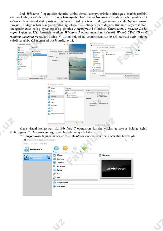 amda, avtomatik yangilash xossalari va smartscreen filtrini yoqish yoki o’chirib qo’yish sozlashlari keltirilgan. bularni shundayligicha qoldirib next ni bosamiz. 6. keyingi qadamda, ot bilan ishlash jarayonida kelib chiqgan xatoliklar va boshqa ba’zi xodisalarni, otni sifatini yanada yaxshilash niyatida, microsoft korxonasiga yuborish xossalari keltirilgan. bu yerda xam xech narsani o’zgartirmasdan yana next tugmasini bosamiz. 7. bu erda, otda xatoliklar yuzaga kelgan xolatda, nima qilish kerakligi xossalari xamda sizni ismingiz, rasmingiz va qayerda joylashganligingiz haqidagi ma’lumotlarni, boshqa dasturlar ishlatishga rozi yoki noroziligingiz belgilanadi. bu yerda xam xech narsani o’zgartirmasdan, next ni bosdim. 8. otda ikki xil turdagi foydalanuvchi "akkaunt" larini mavjud: lokal (xuddi avvalgidagidek) va bulutda joylashgan (bulut - cloud deganda microsoft korxonasining internetda joylashgan serverlari nazarda tutilgan), microsoft akkaunt. akkauntni ikkinchi turini tanlash, windows livedrive deb nomlangan virtual qattiq diskdan foydalanish imkonini beradi va foydalanuvchini barcha qurilmalari orasida ma’lumotlarni "синхронизация" jarayonini amalga oshiradi. akkaunt turini xoxlagan vaqt o’zgartirishingiz mumkin. next ni …