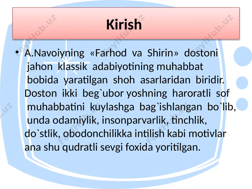 farhod va shirin dostonidagi ishq talqinlari - Page 3
