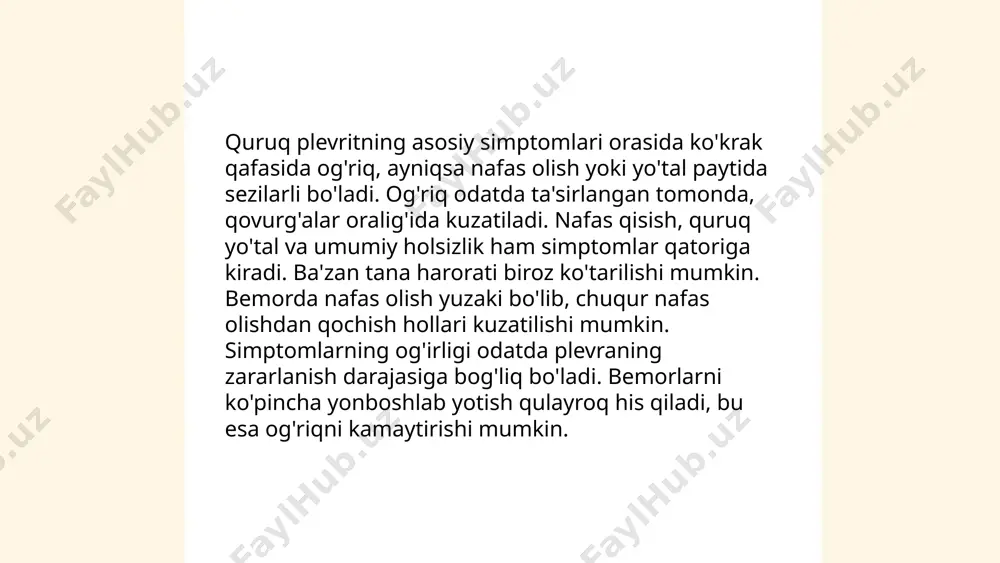quruq va eksudativ plevritlar - Page 5