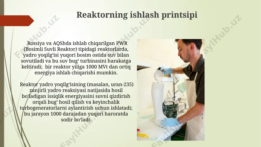 yadroviy energetika: yadro reaktorlari va ularning ishlash prinsipi - Page 4