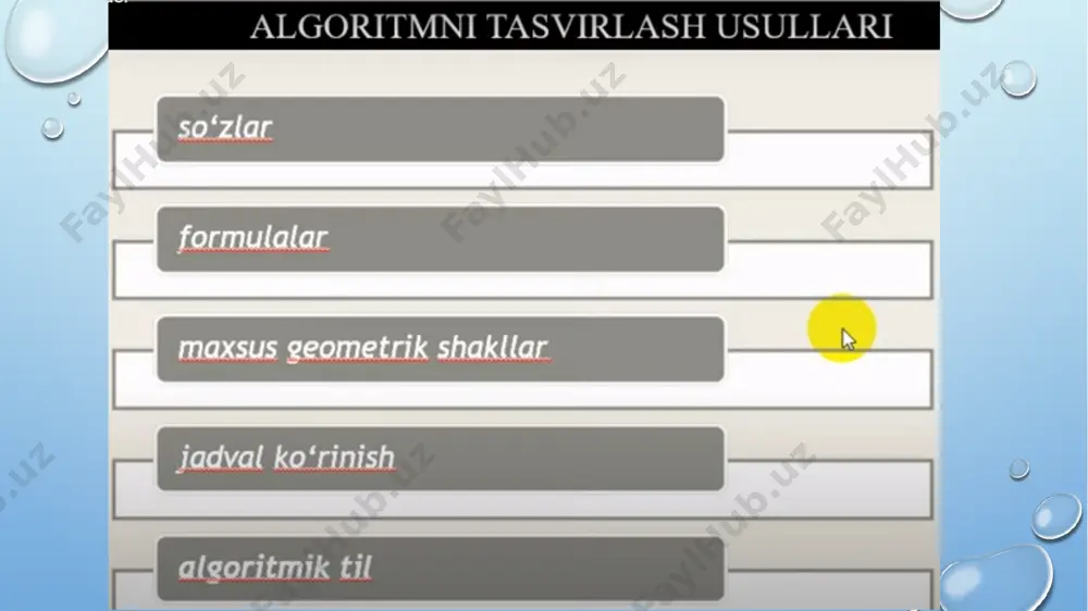 2-amaliy mashg’ulot: umumiy ko’rinishdagi ma’lumotlar tuzilmalarini hosil qilish - Page 5