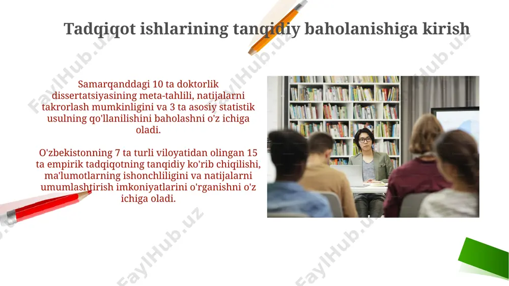 tadqiqot ishini tanqidiy baholash va adabiyotlarni ko‘rib chiqish - Page 5