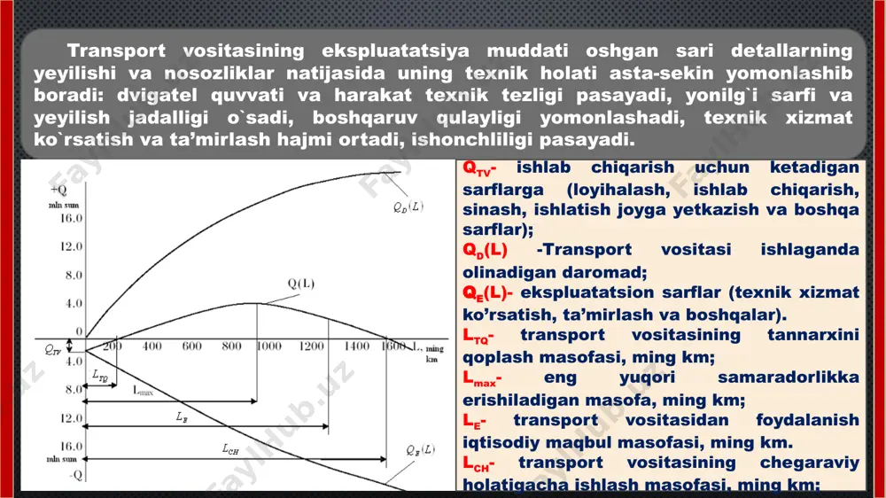 a jism shakli va oʻlchamlarining oʻzgarishi. elastik va plastik xillari bor chuqurroq o'rganilganda cho'zilish-siqilish, buralish, egilish va siljish turlariga bo'linadi. jismga tasir qiluvchi kuchlarning turiga qarab deformatsiya turlarini kuzatish mumkin. tashqi kuch taʼsiri toʻxtagandan keyin deformatsiya yoʻqolsa (jism oʻz holiga qaytsa) elastik deformatsiya. agarda saqlansa (jism oʻz holiga qaytmasa) plastik deformatsiya yuz beradi. 3. yemirilish, deformasiya va mexanik buzilish, materialning eskirishi va charchashi. tashishni tashkil etish va transport logistika kafedrasi elastiklik va plastiklik nazariyasida qattiq jism deformatsiyasiga oid harakat va kuchlanish oʻrganiladi. elastik deformatsiyalanuvchi qattiq jism yoʻq, har qanday qattiq jism tashqi kuch taʼsirida plastik deformatsiyalanadi. plastik deformatsiya temperatura, tashki kuch va deformatsiya tezligiga bogʻliq. tashki kuch maʼlum vaqt davomida bir xil taʼsir qilib tursa, deformatsiya vaqt oʻtgan sari oʻzgara boradi; bu hodisaga yoyiluvchanlik deyiladi. temperatura koʻtarilishi bilan yoyiluvchanlik ortadi. tashki kuch ortib borgandagi deformatsiya aktiv (faol), tashki kuch kamayib borgandagi deformatsiya passiv (sust) deformatsiya deyiladi. deformatsiyaning choʻzilish, siqilish, egilish, …