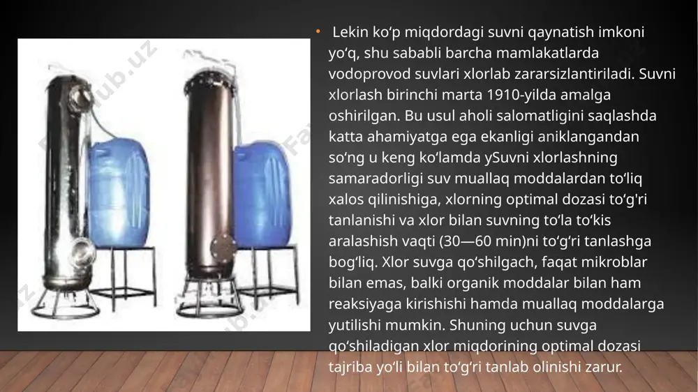 suvni bakterisid nurlar yordamida zararsizlantirish - Page 4