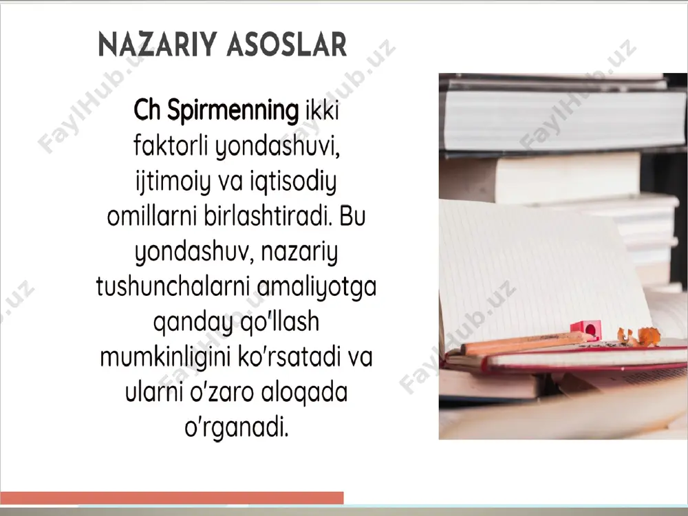 spirmenning ikki faktorli yondashuvi: teoriya va amaliyot - Page 4