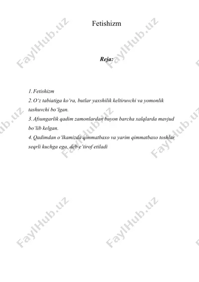 fetishizm — DOC