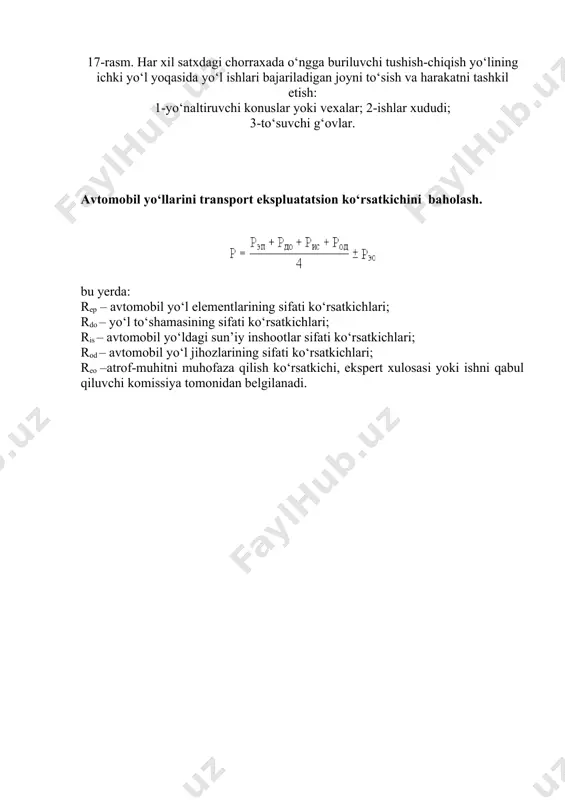 avtomobil yo‘llarini transport ekspluatatsion ko‘rsatkichini baholash - Page 3