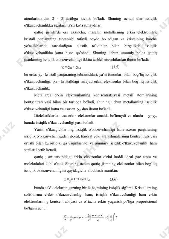 panjaraviy issiqlik o'tkazuvchanligi - Page 4