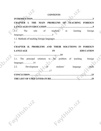 teaching foreign languages in education — DOC