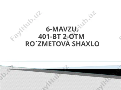 o`quvchilarni aqliy tarbiyalash — PPTX