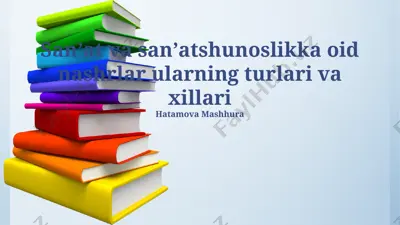 muzey kataloglari va risolalari — PPTX