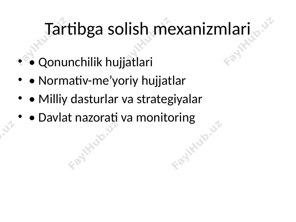 axborotlashtirish sohasini davlat tomonidan tartib solish - Page 4