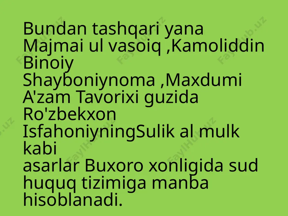buxoro xonligida sud - huquq tizimi - Page 5