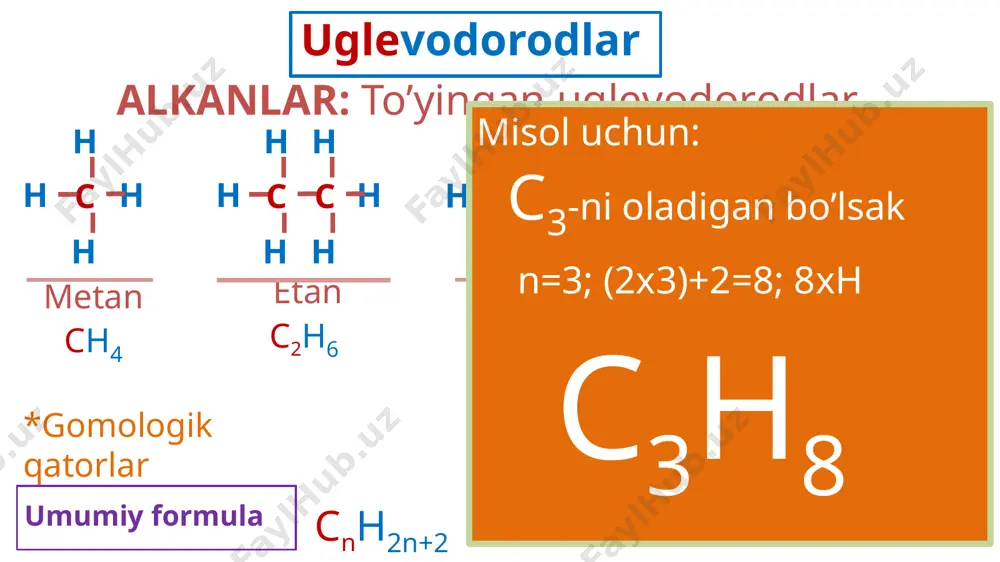 3 cl + cl . . clcl : . i-bosqich ii -bosqich cl . + cl . cl 2 ch 3 . + ch 3 . h 3 c : ch 3 ch 3 . + cl . ch 3 cl zanjirnin uzayishi yoki yoki /docprops/thumbnail.jpeg