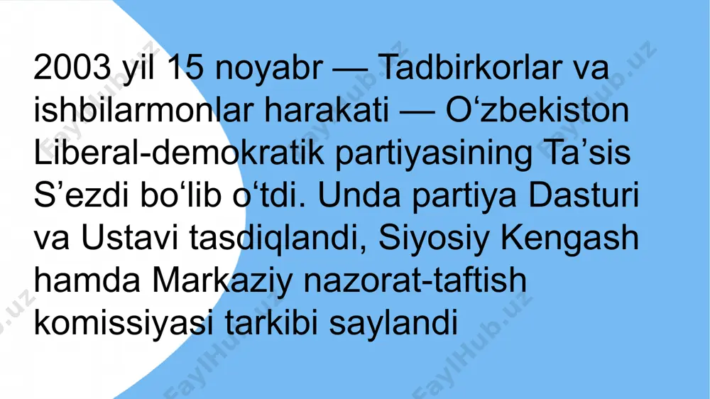oʻzbekiston liberal demokratik partiyasi - Page 5