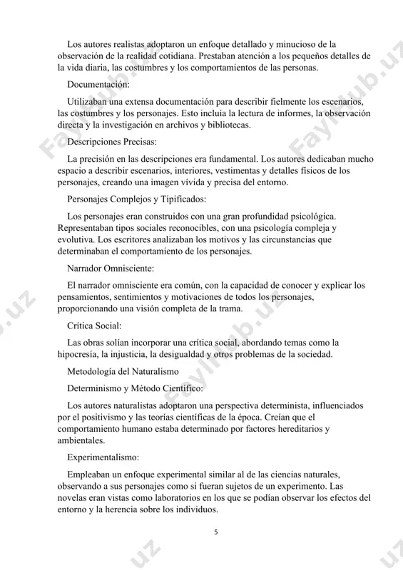 el realismo. se enfocaban en los aspectos más sórdidos y marginales de la vida, describiendo la miseria, la enfermedad y la degradación moral con gran detalle. personajes determinados por el medio: los personajes naturalistas eran mostrados como productos de su entorno y su herencia. sus acciones y destinos estaban fuertemente influenciados por sus circunstancias sociales y biológicas. enfoque en lo patológico: el naturalismo tenía un interés particular en lo patológico, explorando temas como la locura, el alcoholismo, la criminalidad y otras formas de desviación social y psicológica. influencias y contexto contexto histórico: la literatura del siglo xix en españa está profundamente influenciada por los cambios sociales y políticos, como la revolución industrial, la creciente urbanización, los cambios en la estructura de clases y los movimientos políticos y sociales. influencia de corrientes filosóficas y científicas: el positivismo de auguste comte y las teorías de la evolución de charles darwin influyeron notablemente …