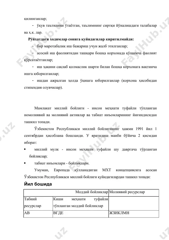 б – миллий бойлик; тр – табиий ресурслар; кмтймб – инсон меҳнати туфайли йиғилган моддий бойликлари; мр – молиявий ресурслар. асосий фондларнинг такрор ишлаб чиқариш кўрсаткичлари қуйидаги коэффициентлар орқали ифодаланади ва ўрганилади: 1. асосий фондларнинг ўсиш коэффициенти; 2. асосий фондларнинг қўшимча ўсиш коэффициенти; 3. асосий фондларнинг эскириш коэффициенти; 4. асосий фондларнинг яроқлилик коэффициенти; 5. асосий фондларнинг сафини тўлдириш коэффициенти; 6. асосий фондларнинг янгиланиш коэффициенти;