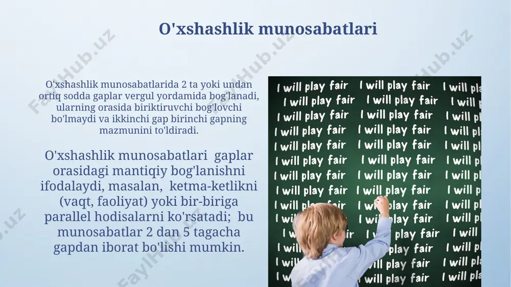 bog'lovchisiz murakkab gaplarda turg'un ifodalar - Page 5