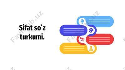 sifat soʻz turkumi — PPTX