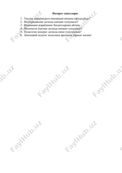 taqdimotlar/pedagogika — DOCX