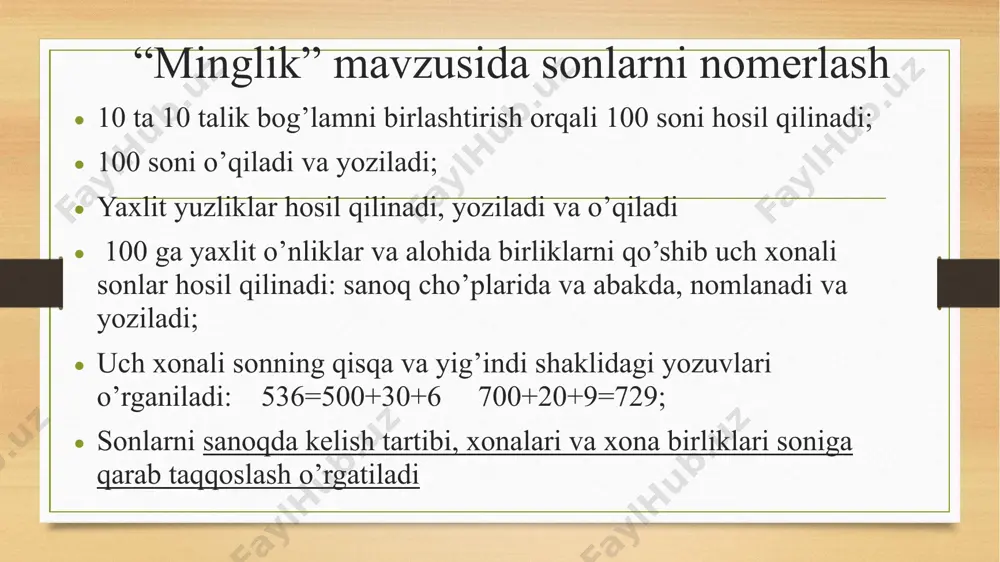 boshlang‘ich sinflarda uchxonali sonlarni nomerlashga o‘rgatish metodikasi - Page 3