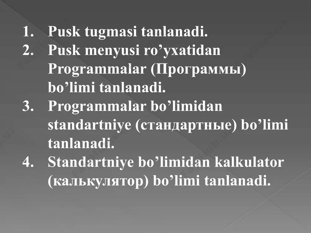 kompyuterdagi kalkulator - Page 5