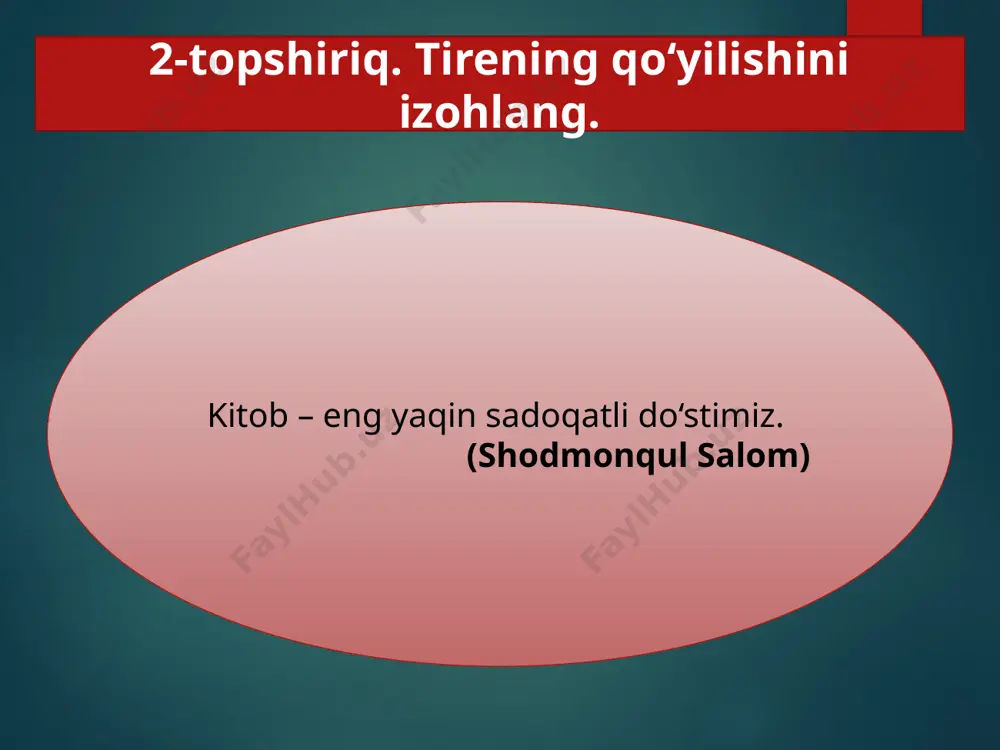 tire va qo'shtirnoqning qo'llanishi - Page 3