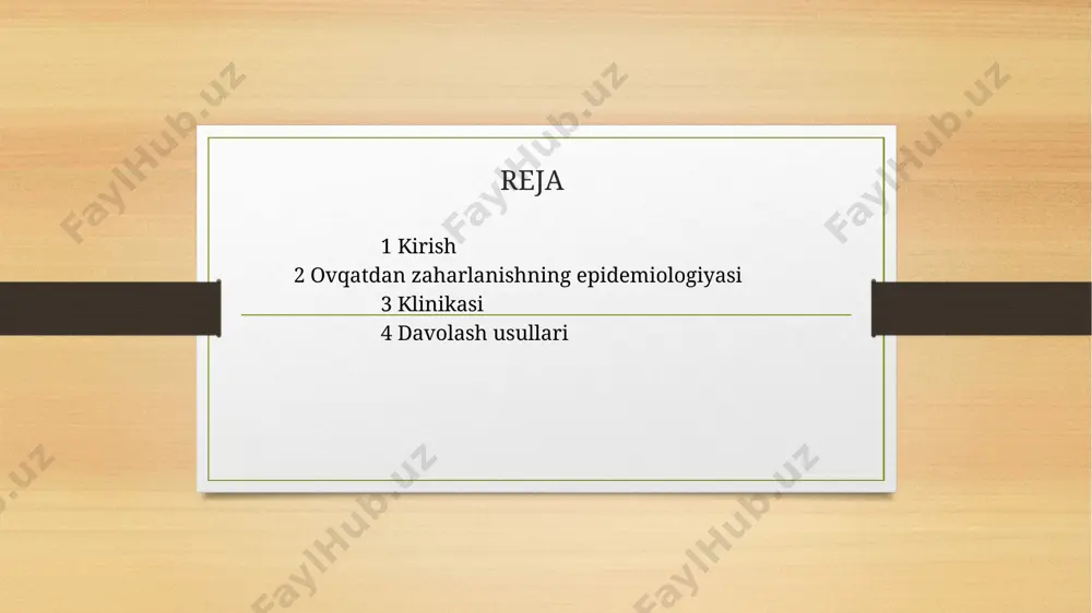 zning xiralashishi ko’z oldida tuman,setkalar paydo bo’lishi akkomodatsiyaning falajlanishi anizokoriya ptoz midriaz diplopiya botulizmning asoratlari botulizmni davolash oshqozonni 2-3% natriy bikorbinat eritmasi bilan chayish tozalovchi xuqna adsorbentlar berish botulizmga qarshi maxsus zardob yuborish dezintoksikasion muolajalar vitaminoterapiya metobolik dori vositalar splazmolitik dori vositalari e’tiboringiz uchun rahmat image5.png image6.png image7.jpg image8.jpg image3.png image4.png