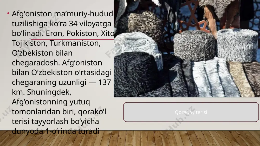 ibon“ harakati mamlakatning nomi afgʻoniston amirligi deb oʻzgartirilganini rasmiy eʼlon qildi. 1999-yil oxirida toliblar mamlakat hududining 80 % dan ortigʻini nazorat qilar edi. toliblar maʼmuriyatini 3 davlat: pokiston, saudiya arabistoni va birlashgan arab amirliklari tan olgan toliblar maʼmuriyatini 3 davlat: pokiston, saudiya arabistoni va birlashgan arab amirliklari tan olgan. jahon hamjamiyati prezident b. rabboniy boshchiligidagi afgʻoniston hokimiyatini hamon birdan-bir qonuniy hukumat deb tan oladi. bmt da ham b. rabboniy hukumatidan vakil qatnashadi. soʻnggi 20 yil ichida boʻlib oʻtgan voqealar afgʻonistonda kuch bilan hech nimaga erishib boʻlmasligini, faqat oʻzaro kelishuv natijasida tinchlikka erishish va mamlakatdagi barcha siyosiy kuchlarni qanoatlantiruvchi hokimiyat oʻrnatish mumkinligini koʻrsatdi afgʻonistonning yaqin qoʻshnilaridan boʻlmish oʻzbekiston ana shularni eʼtiborga olib, afgʻoniston muammosini tinch bartaraf etishga intilib keldi. oʻzbekiston respublikasi prezidenta i. karimov 1993-yil bmt bosh assambleyasining 48-sessiyasida bu mamlakatdagi chigal ahvolga jahon jamoatchiligining eʼtiborini qaratdi, 1995-yil 50-sessiyada bu muammoni bartaraf qilish xususidagi takliflarini bayon etdi. afgʻonistondagi nizolashayotgan tomonlar: „tolibon“ …