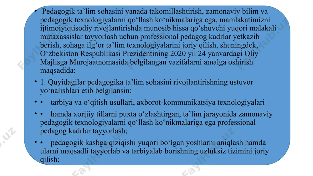 o’zbеkistondagi ta’lim jarayonida pеdagogika ta’lim muassasalari faoliyati va o‘rni - Page 5