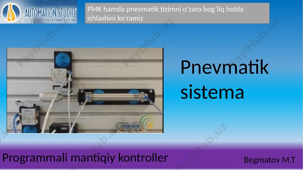 chiqish oyoqlarini ikki marta bosamiz va display information qismida card name dagi ptichkani olib tashlaymiz va adressga 0000 ni kiritamiz programmali mantiqiy kontroller begmatov m.t contact hamda coils bo’limlarida quyidagi elementlarni olib joylashtiramiz programmali mantiqiy kontroller begmatov m.t birinchida turgan elementimizga ikki marta bosamiz hamda variable assignment buyrug’ini bosamiz. u yerdan out o ni belgilab link bosamiz programmali mantiqiy kontroller begmatov m.t uchinchi elementimizda esa out 1 ga link bosamiz programmali mantiqiy kontroller begmatov m.t uchinchi qatorga ham yopiq kontakt o’rnatamiz programmali mantiqiy kontroller begmatov m.t bu kontaktga ham out 1 ga link beramiz programmali mantiqiy kontroller begmatov m.t electrical control bo’limining power sources qismidan power supply l3 ni olamiz va plc ga ulaymiz programmali mantiqiy kontroller begmatov m.t power sources qismidan common volts , hamda output components qismidan indicator light qurilmalarini tanlab ularni ketma ket out 0 ga ulaymiz programmali mantiqiy kontroller begmatov m.t shu qismdan yana solenoid ni …