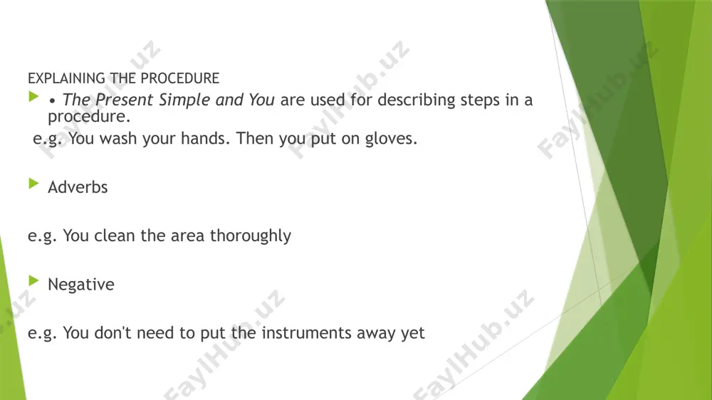 instructions and procedures - Page 4