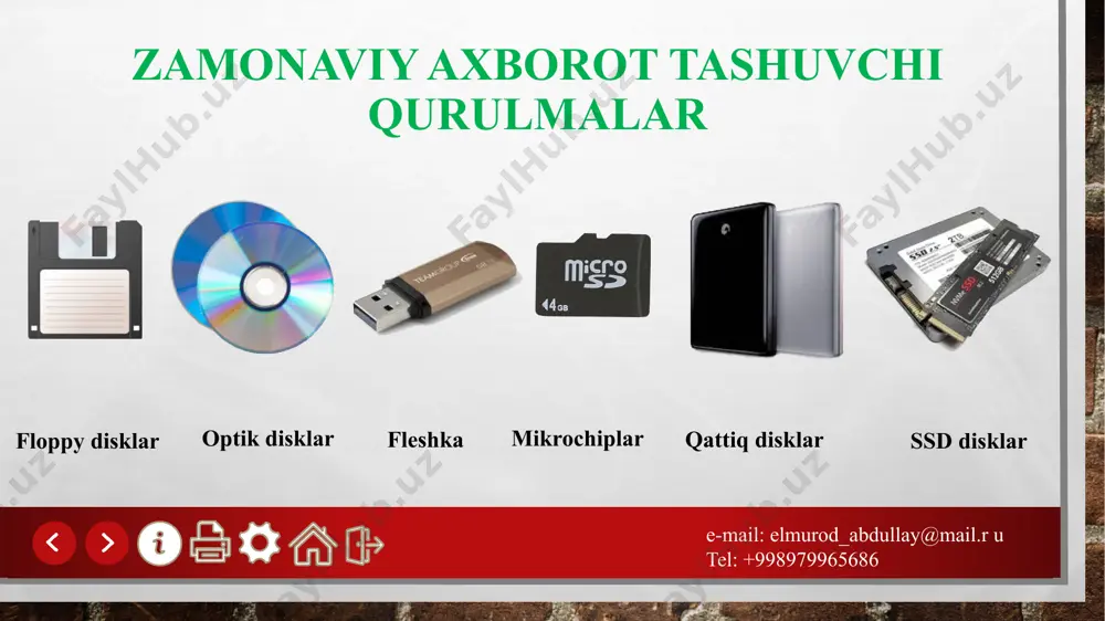 zamonaviy axborot tashuvchi qurilmalar - Page 4