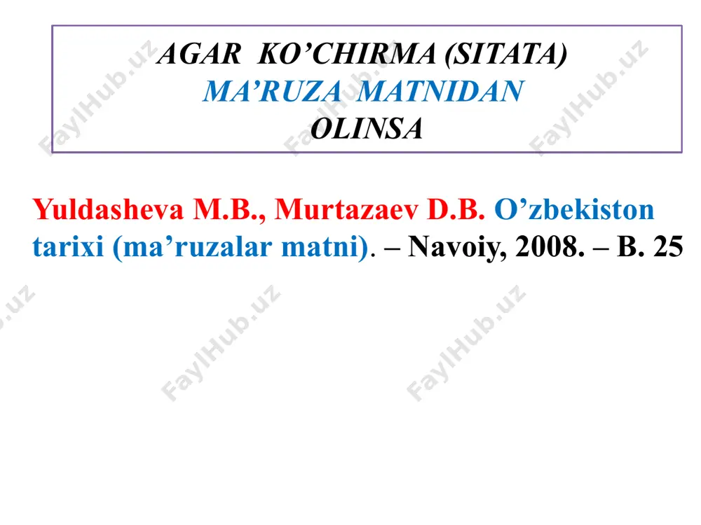 ilmiy tadqiqotlarda ko’chirma (sitata) lardan foydalanish va snoska keltirish qoidalari - Page 3