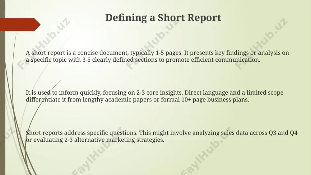 how to write a short report in english - Page 3