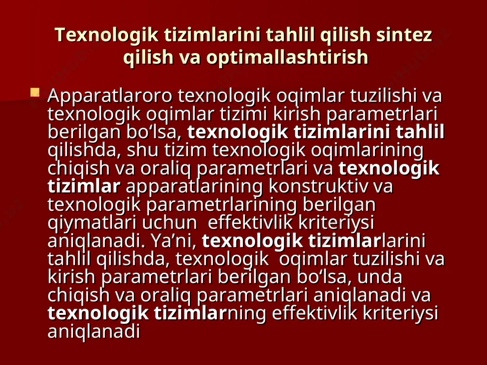 texnologik tizimlarini optimallashtirish va modellashtirish - Page 3