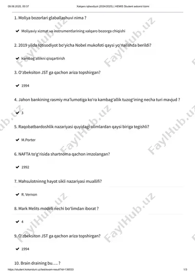 xalqaro iqtisodiyot (2024/2025) — PDF