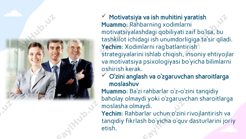 rahbar psixologiyasi ning dolzarb muammolari - Page 5