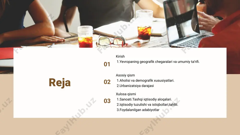 ropaning iqlimi mo'tadil va oqimlar ta'sirida, yozlar issiq va quruq, qishlar esa yumshoq va nam o'tadi. tabiati juda xilma-xil bo'lib, ko'plab o'simlik va hayvonot turlari mavjud. iqtisodiy ahamiyati janubiy yevropa iqtisodiy jihatdan qishloq xo'jaligi va turizmga tayanadi. mintaqada vino, zaytun va sabzavotlar keng tarqalgan. sanayi va xizmatlar sektori ham o'sib bormoqda. turizm yevropaning eng muhim iqtisodiy sohalaridan biri hisoblanadi, ayniqsa, tarixiy joylar va tabiiy go'zalliklar. yevropaning sharqiy chegaralari sharqiy yevropa qit'ada muhim geografik va iqtisodiy ahamiyatga ega. ushbu hududning geografik xususiyatlari, iqlimi va tabiati, shuningdek, iqtisodiy resurslari haqida ma'lumotlar taqdim etiladi. sharqiy yevropa geografik jihatdan keng maydonlarni o'z ichiga oladi. u polsha, chexiya, slovakiya, vengriya va boshqa davlatlarni o'z ichiga oladi, bu esa ularni iqtisodiy va madaniy jihatdan juda muhim qiladi. iqlim jihatidan, sharqiy yevropa quruq va iliq iqlim sharoitlariga ega. bahor va yozda iliq haroratlar bilan, qishda esa sovuq iqlim bilan ajralib turadi, bu esa o'simliklar va hayvonlar uchun …
