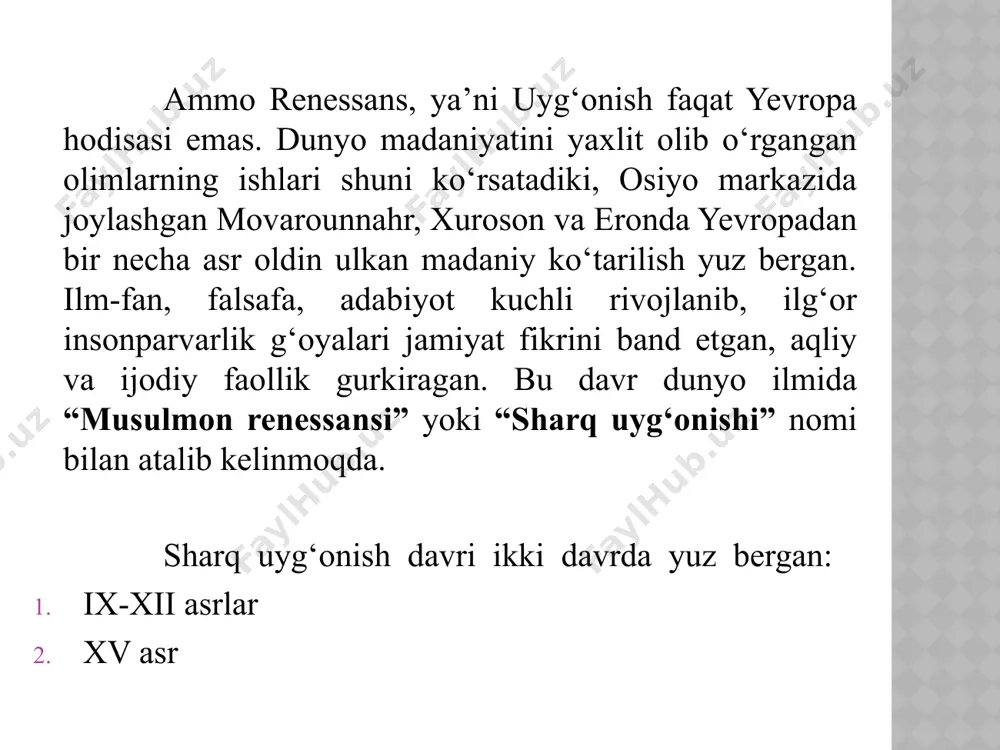 o‘lmasa, boladagi qobiliyat so‘nadi. tarbiyani uch asosiy – aqliy, nafosat va jismoniy mehnat tarbiyasiga bo‘ladi. adib bolani tarbiyalash masalasini ularning ota-onalariga, ya’ni oilaviy tarbiyaga katta e’tibor beradi. sharq mutafakkirlarining ta’lim-tarbiya haqidagi fikrlari: husayn voiz al-koshifiyning uqtirishicha, insonni ta-’lim-tarbiya orqali qayta tarbiyalash aqliy qobiliyatni o‘stirishi mumkin. koshifiy o‘zining pedagogik qarashlaricha, bolalarda mustaqil fikrlash qobiliyatini rivojlantirish masalasiga alohida e’tibor beradi. ota-onalar muallimlardan bu masalaga alohida ahamiyat berishini talab etadi. bu masalada oilaviy hamda tashqi muhit alohida o‘rin tutadi. bola to‘g‘ri so‘zli, vafodorga vafodor, yaxshi xulqli qilib tarbiyalanishi kerak. sharq mutafakkirlarining ta’lim-tarbiya haqidagi fikrlari: alisher navoiy bolaning voyaga yetishida, kamol topishida tarbiyaning kuchi va qudratiga alohida e’tibor beradi. tarbiya natijasida bolaning foydali va yetuk kishi bo‘lib o‘sishiga ishonadi. yosh bolani juda kicchik yoshidan boshlab tarbiyalamoq kerak. tarbiya o‘zida yaxshi odat va fazilatlar hosil qilishga yordam beradi. u odam shaxsi kishilar bilan munosabatda, ayniqsa kishilarning bir-birlariga bo‘lgan ruhiy-ma’naviy ta’sirlari natijasida tarkib topadi deb voyaga …